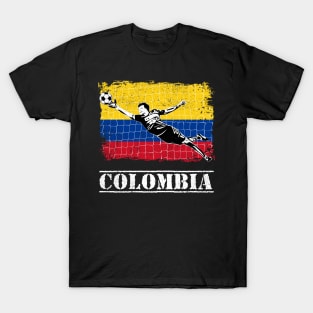 Colombia Soccer Supporter Goalkeeper Shirt T-Shirt